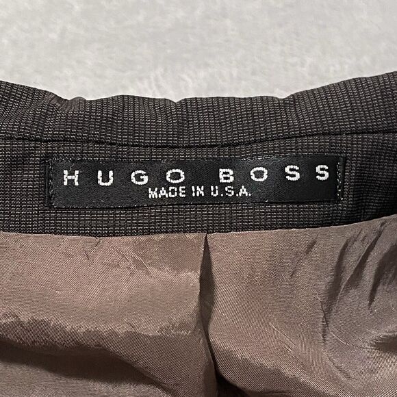 Hugo Boss Blazer Guabello Einstein/Sigma Super 130’s Wool 42R Brown Sport Coat - Picture 5 of 12